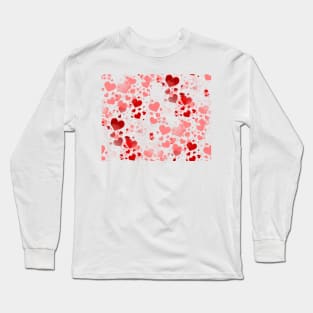 Hearts - red Long Sleeve T-Shirt